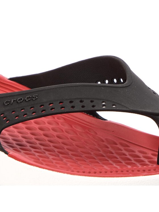Crocs Джапанки Crocs Literide Flip 205182 Черен