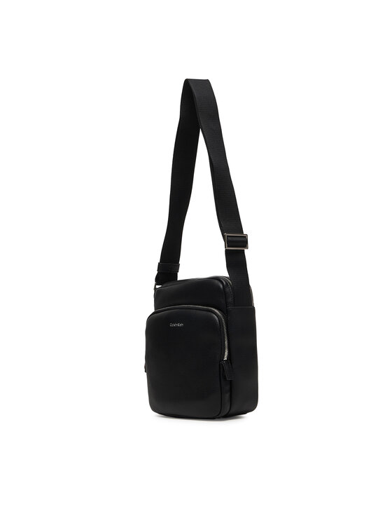 Calvin Klein Maža rankinė Calvin Klein Raised Pocket Reporter LV04D3317G Juoda