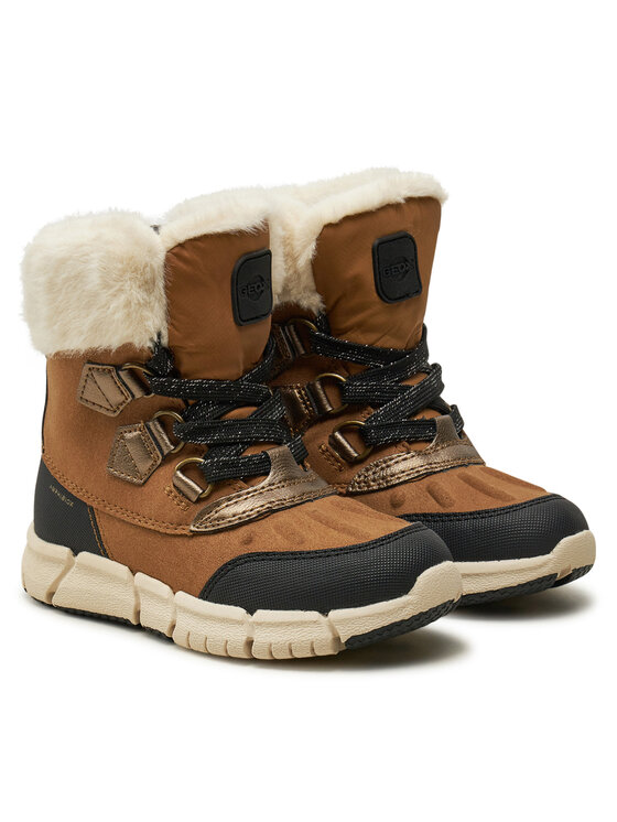 Geox Škornji za sneg Geox J Flexyper Girl B Ab J46APA 0AU50 C6175 M Rjava