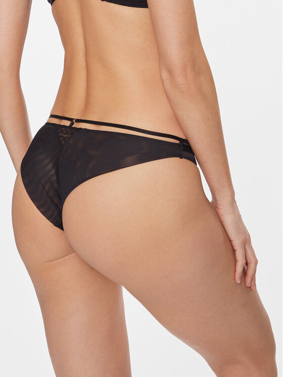 Chantelle Chantelle Braziljske spodnje hlačke Monogram C11ZA1 Črna