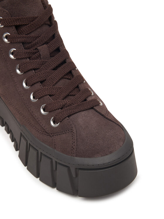 Tommy Jeans Schnürschuhe Tommy Jeans Tjw Platform Sneaker Mc Wl EN0EN03134 Dunkelbraun