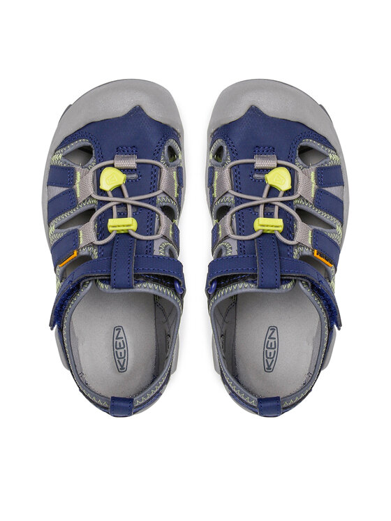 KEEN Knotch Creek Sandali Unisex-Bambini | Impermeabili E Lavabili In Lavatrice | Chiusura A Gancio Regolabile E Paraurti Antidito Per Avventure All'Aperto - copertina