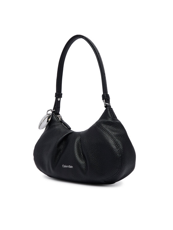 Calvin Klein Kabelka Calvin Klein Engraved Hw LV04F3554G Čierna