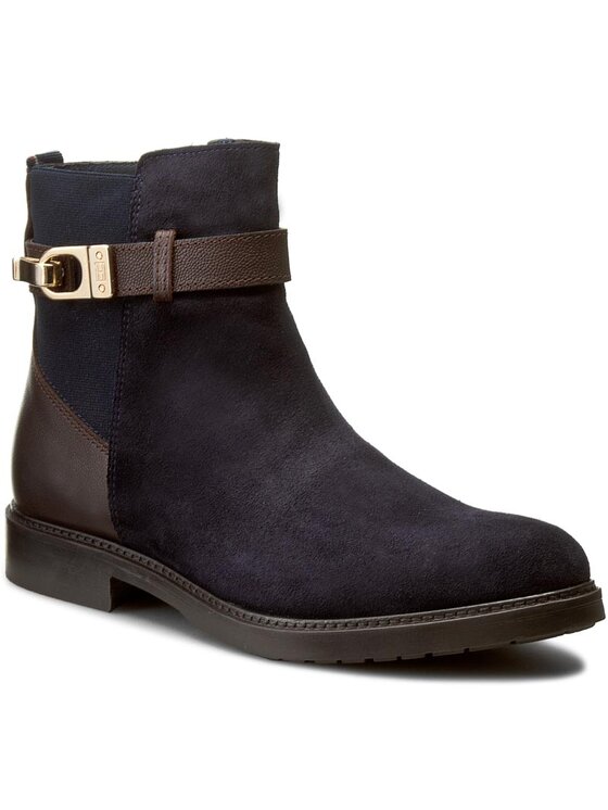 Tommy Hilfiger Botine Tommy Hilfiger Holly 9C FW56821514 Midnight/Coffeebean 403