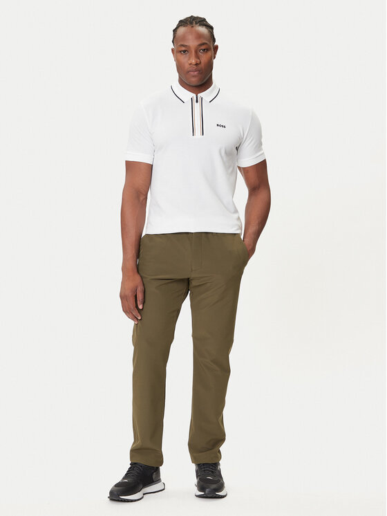 BOSS BOSS Polo Philix 50544450 Blanco Slim Fit
