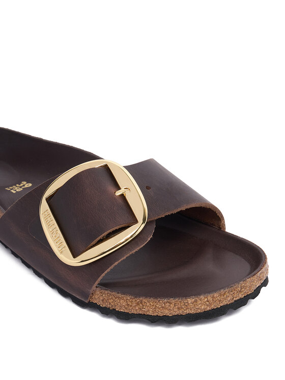 Birkenstock Шльопанці Birkenstock Madrid Big Buckle 1032914 Темно-коричневий