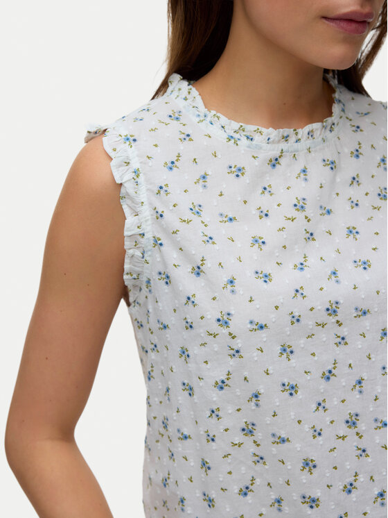 Vero Moda Vero Moda Top Trine 10342734 Blanco Regular Fit
