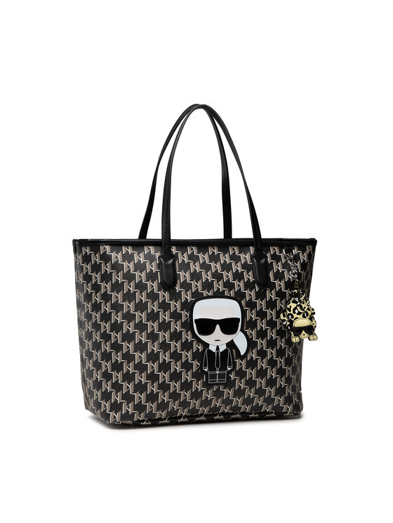 KARL LAGERFELD Ročna torba KARL LAGERFELD 220W3049 Črna