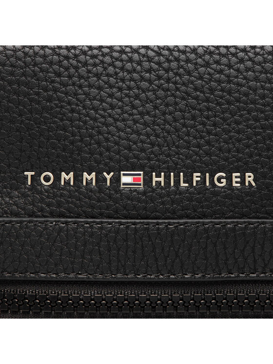 Tommy Hilfiger Geantă crossover Tommy Hilfiger Essential Pu Mini Reporter AM0AM09504 Negru