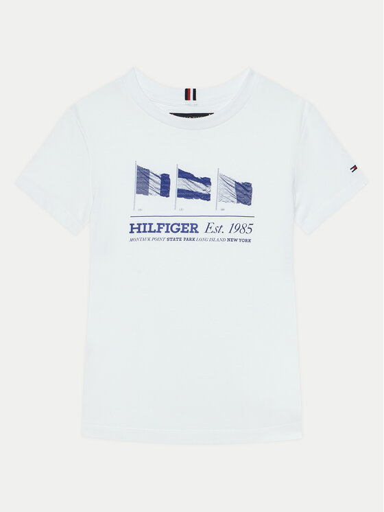 Tommy Hilfiger Tommy Hilfiger T-shirt KB0KB09350 M Bijela Regular Fit
