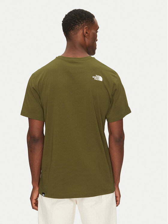 The North Face The North Face T-shirt Easy NF0A8A6C Verde Regular Fit
