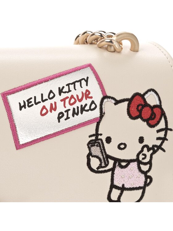 PINKO Geantă PINKO Love Hello Kitty Souvenir Pe 18 PLTT 1P214J Y4HC Alb