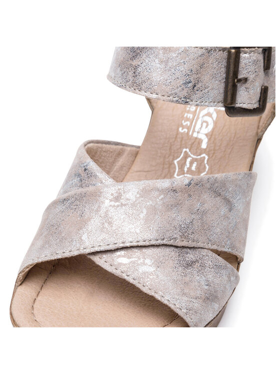 Rieker Szandál Rieker 66853-90 Arany