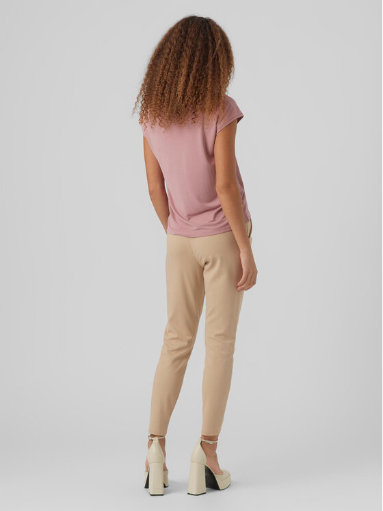 Vero Moda Vero Moda Majica Filli 10247666 Roza Regular Fit