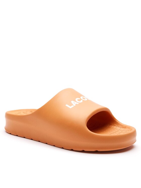Lacoste Natikači Lacoste Branded Serve Slide 2.0 747CMA0015 Oranžna