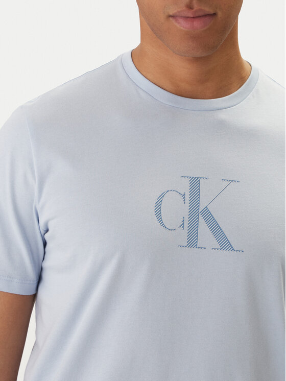 Calvin Klein Calvin Klein Camiseta LV04RF853G Celeste Regular Fit