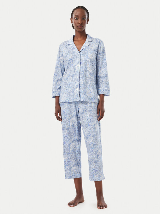LAUREN RALPH LAUREN LAUREN RALPH LAUREN Pijama I819702 Azul claro Regular Fit