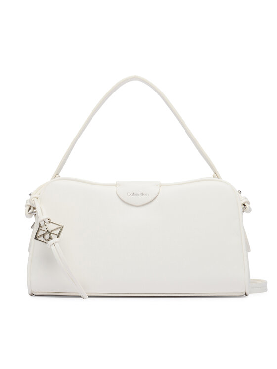 Calvin Klein Bolso Calvin Klein Emblem Trio Top Handle Camera Ba LV04F3370G Blanco