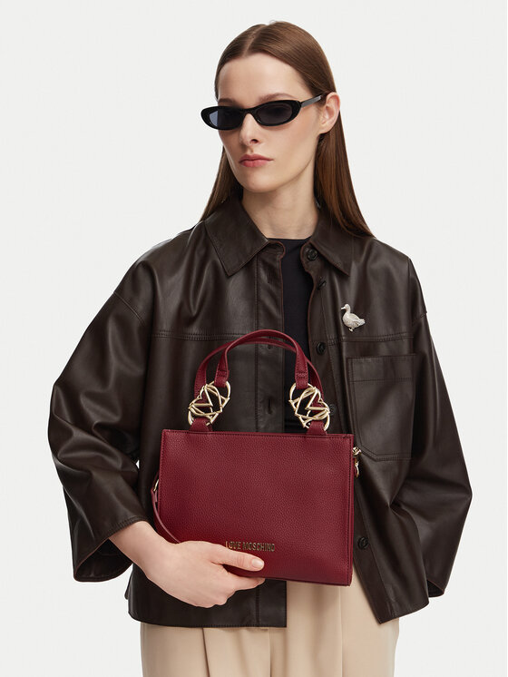 LOVE MOSCHINO Torbica LOVE MOSCHINO JC4006PP1PLB0552 Tamnocrvena