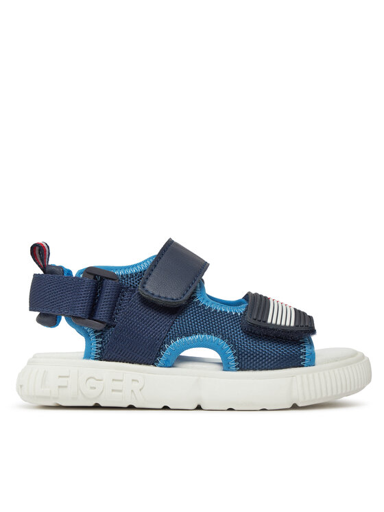 Tommy Hilfiger Sandale Tommy Hilfiger Velcro T1B2-33420-1591 S Tamnoplava