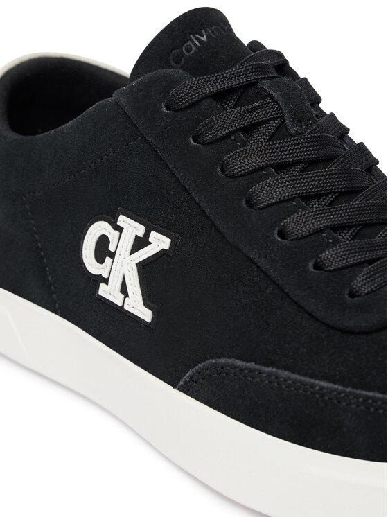 Calvin Klein Sneakersy Calvin Klein Low Pro Cups Wt Suede Mg HW0HW03144 Czarny