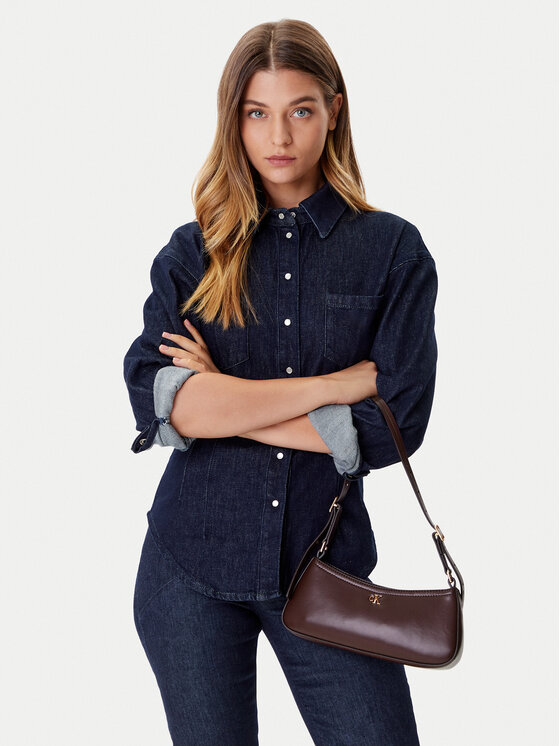 Calvin Klein Kabelka Calvin Klein Ck Small Shoulder Bag LV04F3170G Bordová