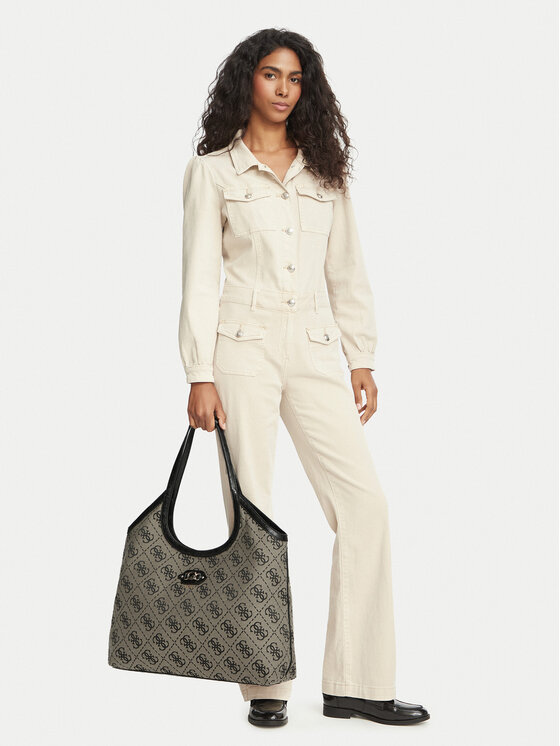 Guess Torebka Guess Samantha Travel TWLB23 13010 Beżowy ciemny