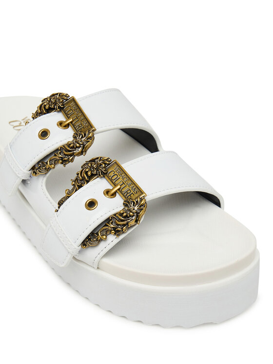 Versace Jeans Couture Шльопанці Versace Jeans Couture 80VA3SM1 ZS190 3 Білий
