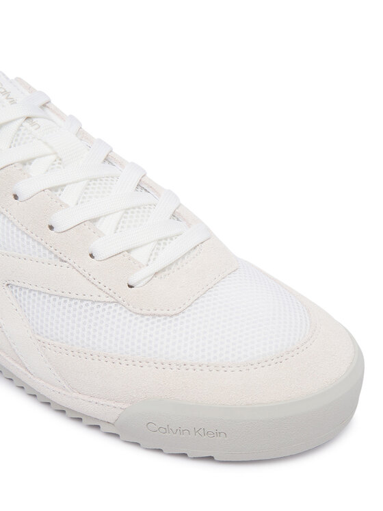 Calvin Klein Сникърси Calvin Klein Low Pro Runner Mix Mat HM0HM02208 Бял