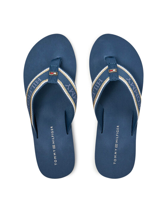 Tommy Hilfiger Japonke Tommy Hilfiger Im Hilfiger Beach Sandal FW0FW08015 Modra