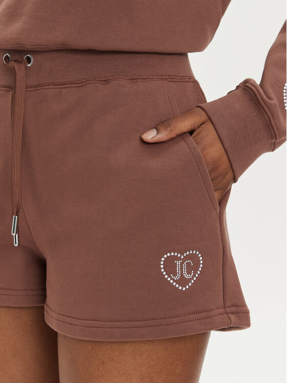 Juicy Couture Juicy Couture Pantalones cortos deportivos Sully Rodeo JCBHS223825 Marrón Regular Fit