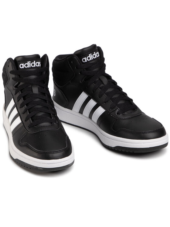 adidas Snīkeri adidas Hoops 2.0 Mid BB7207 Melns