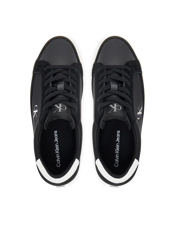 Calvin Klein Jeans Sneakersy Calvin Klein Jeans Vulc Flatform Mg Nylon Mix YW0YW01896 Čierna