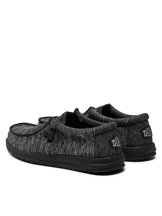 Hey Dude Mokasíny Hey Dude Wally Sport Knit 40536-060 Černá