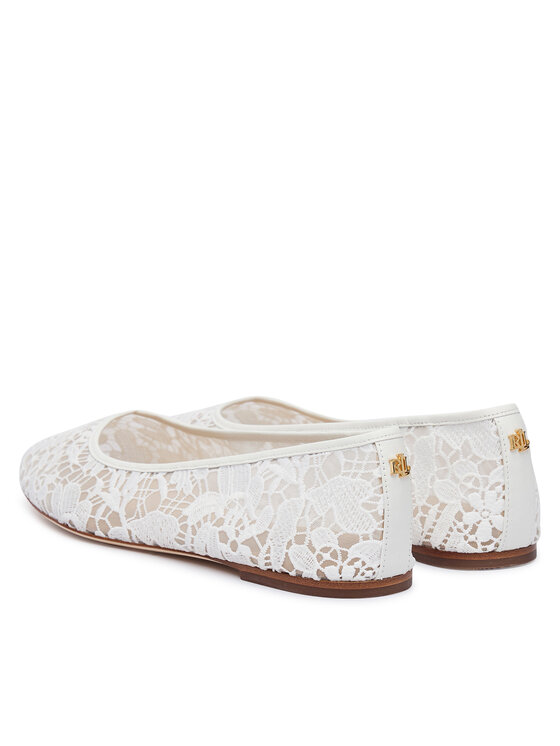 LAUREN RALPH LAUREN Baleríny LAUREN RALPH LAUREN 802P10533001 Biela