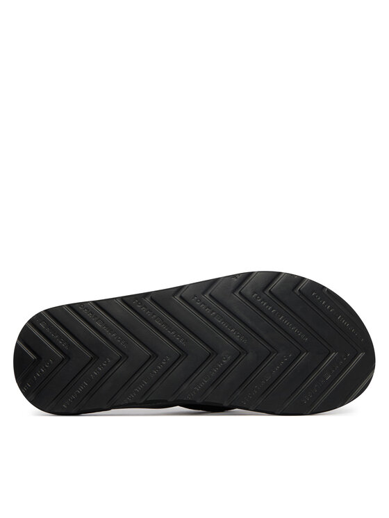 Tommy Hilfiger Japonki Tommy Hilfiger Molded Padded Hilfiger B Sandal FM0FM05901 Czarny