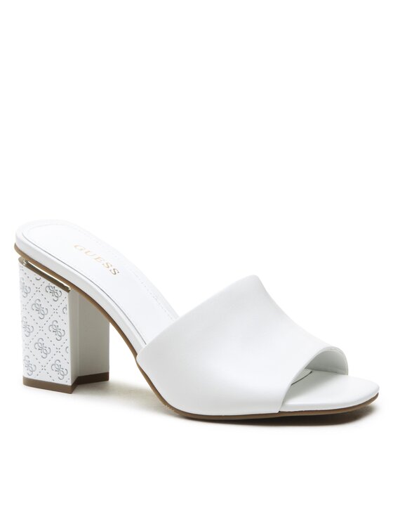 Guess Παντόφλες Guess Yella FL6YEL LEA03 Λευκό