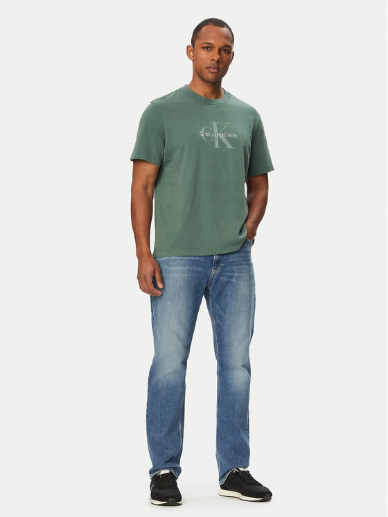 Calvin Klein Jeans Calvin Klein Jeans Camiseta SS 20S LV04RG832G Verde Regular Fit