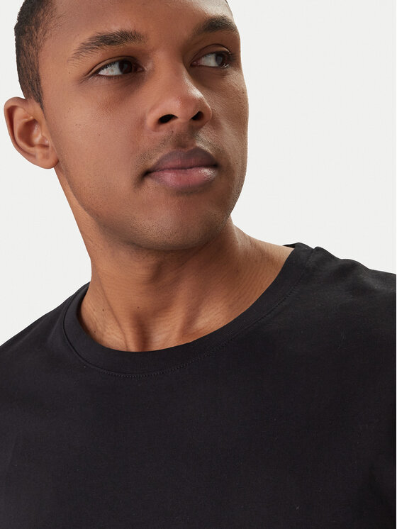 Jack & Jones Jack & Jones Футболка Orrganic Basic 12156101 Чорний Slim Fit