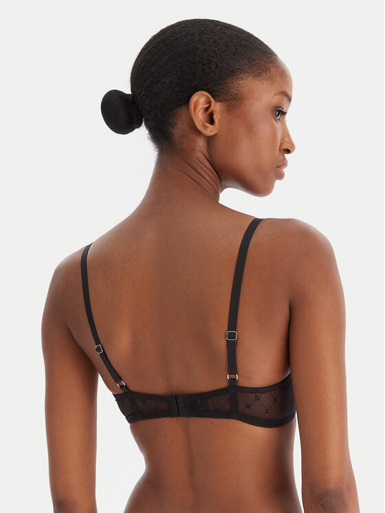 DKNY DKNY Nedrček s kostjo DK4039 Črna