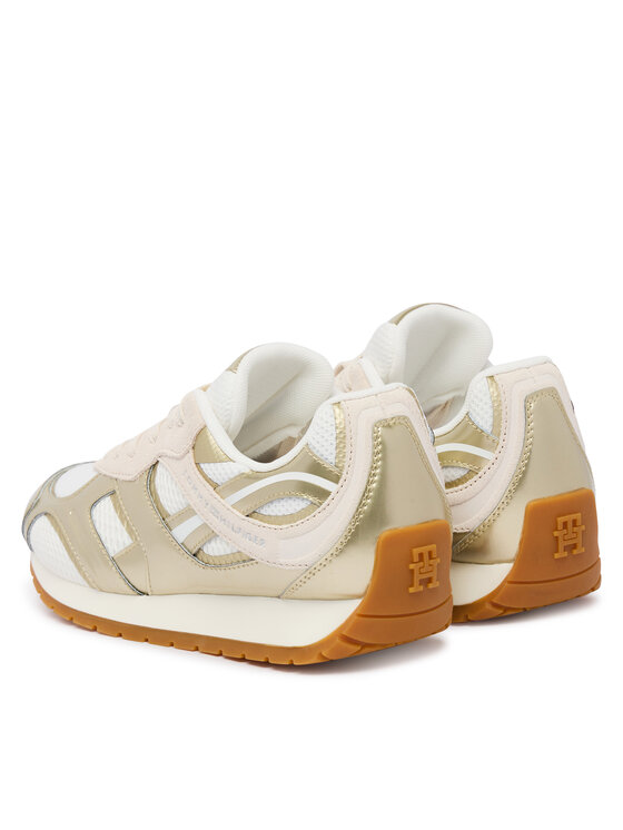 Tommy Hilfiger Sneakers Tommy Hilfiger Th Chic Metallic Retro Runner FW0FW09191 Oro