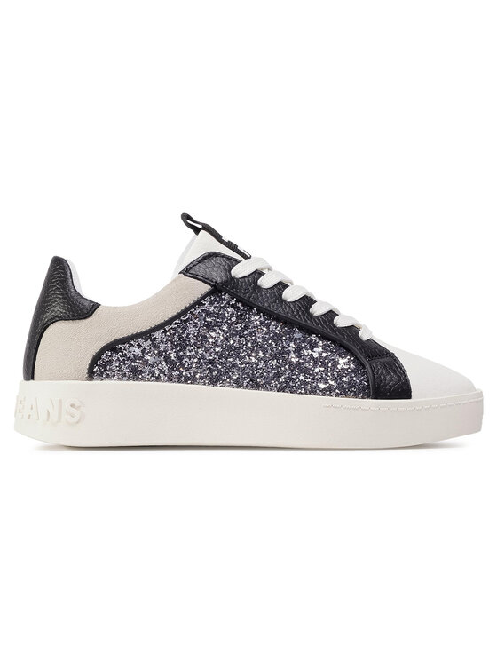 Pepe Jeans Sneakersy Pepe Jeans Brixton Glam PLS31023 Strieborná