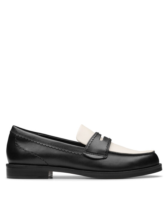 Clarks Mokasinai Clarks Straven Edge 26181270 Juoda