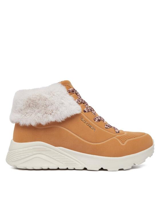Skechers Gležnjarji Skechers Uno Lite 310817L/CSNT Svetlo rjava