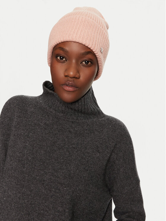 Calvin Klein Sada čepice a čelenka Calvin Klein K60K612622 Růžová