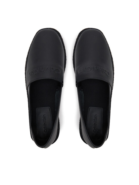 Calvin Klein Espadrile Calvin Klein Espadrille Lth HM0HM01882 Crna
