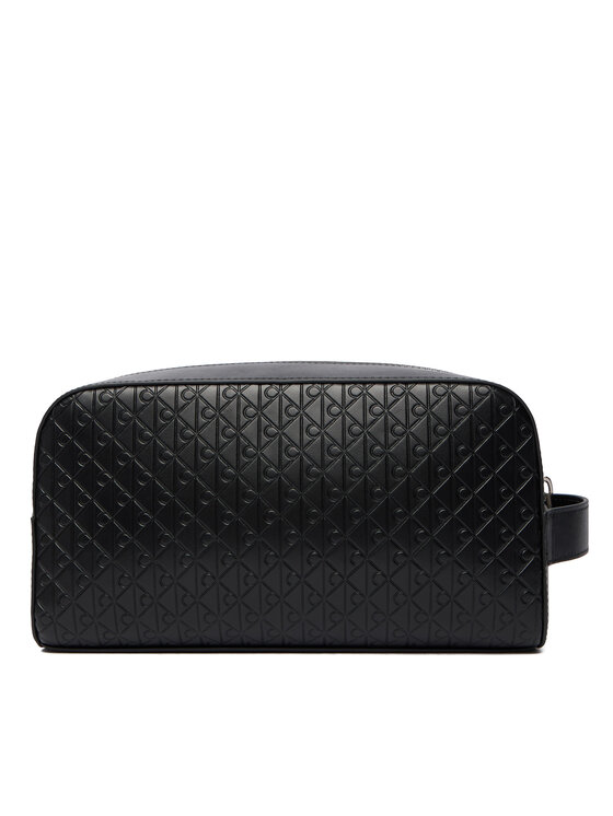 Calvin Klein Kozmetická taštička Calvin Klein Embossed Emblem Washbag LV04D1146G Čierna