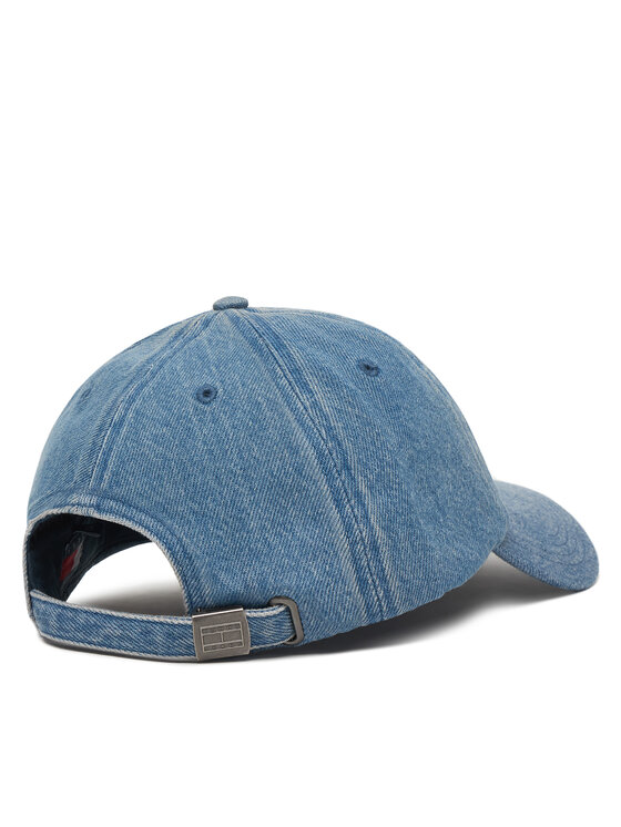 Tommy Jeans Baseball sapka Tommy Jeans Tjm Heritage Over Dyed Denim Cap AM0AM13853 Kék