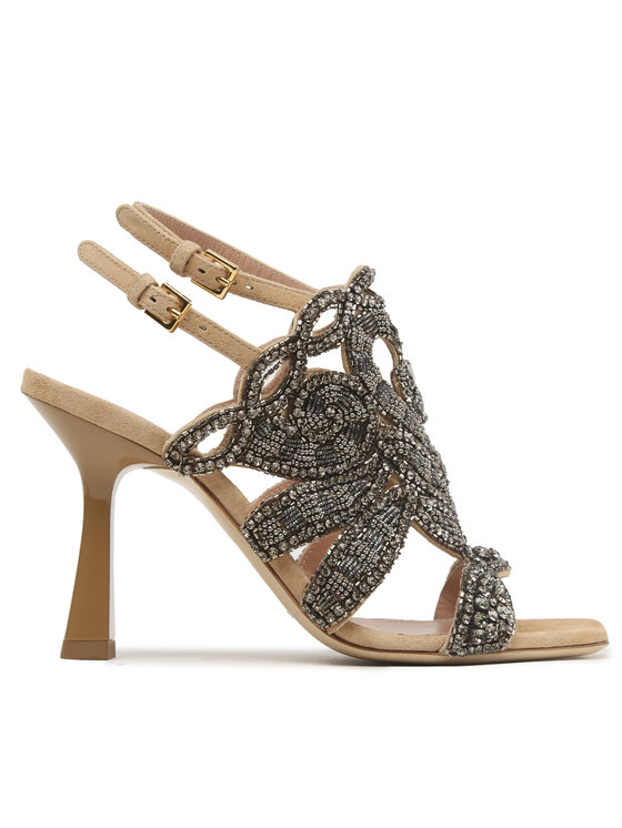 Alberta Ferretti Босоніжки Alberta Ferretti 23151A6311 8021 Сірий