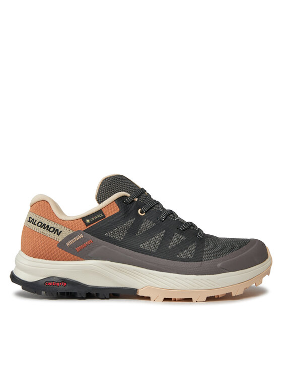 Salomon Trekking čevlji Salomon Outrise Gtx W L47219100 Siva